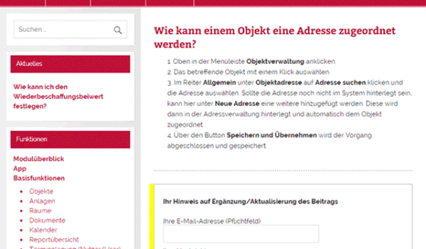 getFM Handbuch Screenshot